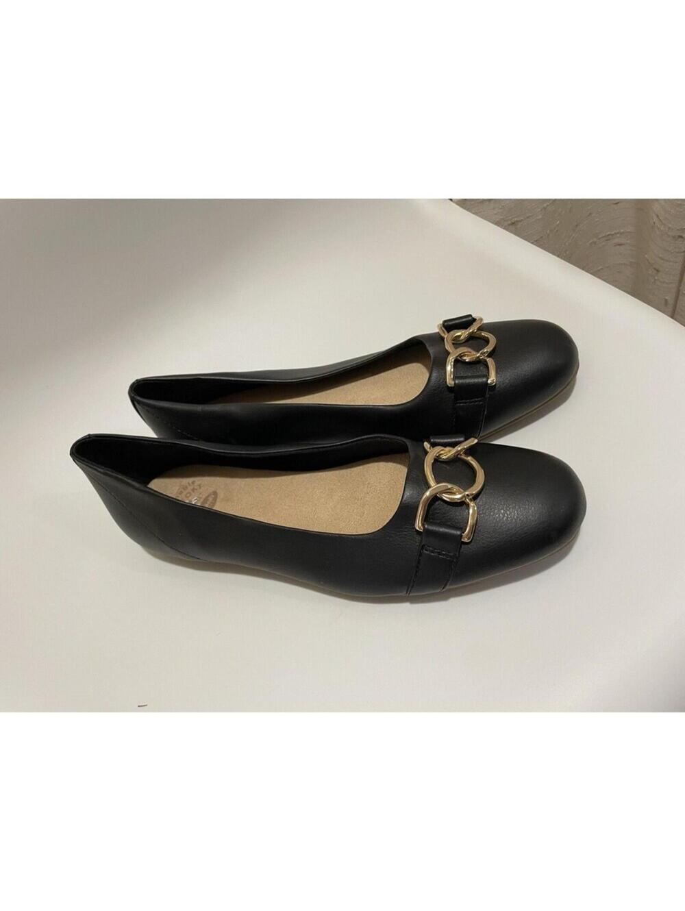 NWOB Dr. Scholl's Women's Wexley Adorn Ballet flats Black Size 9.5